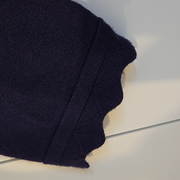 Kancy Kole 3/4 Sleeve Navy Shrug Size Small - Picture 3 of 5